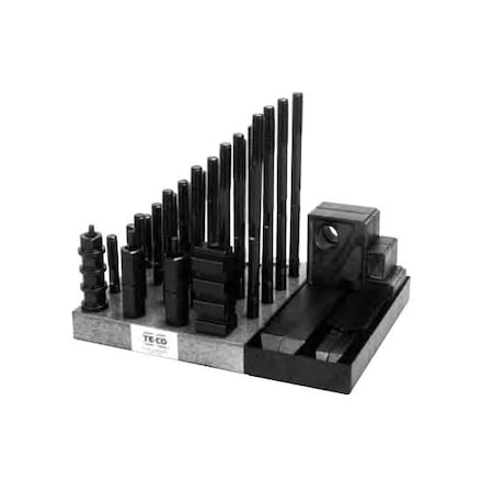 Te-Co Clamp Kit, 1"W Step Blk, 3/8"X9/16" 20204